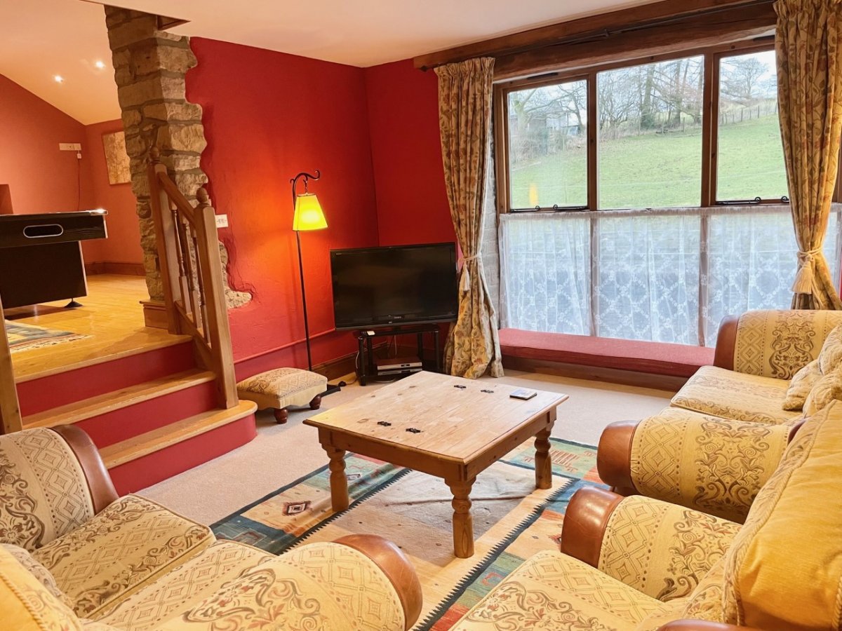 Felton Brook sitting room leading to games room